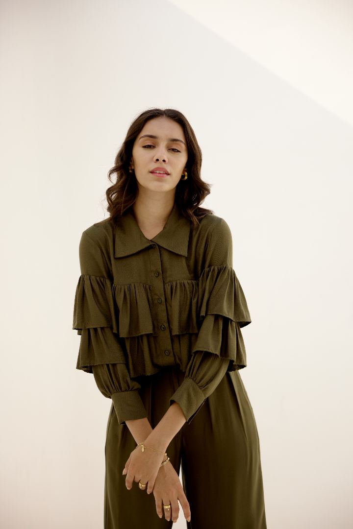 Grace Top - Olive