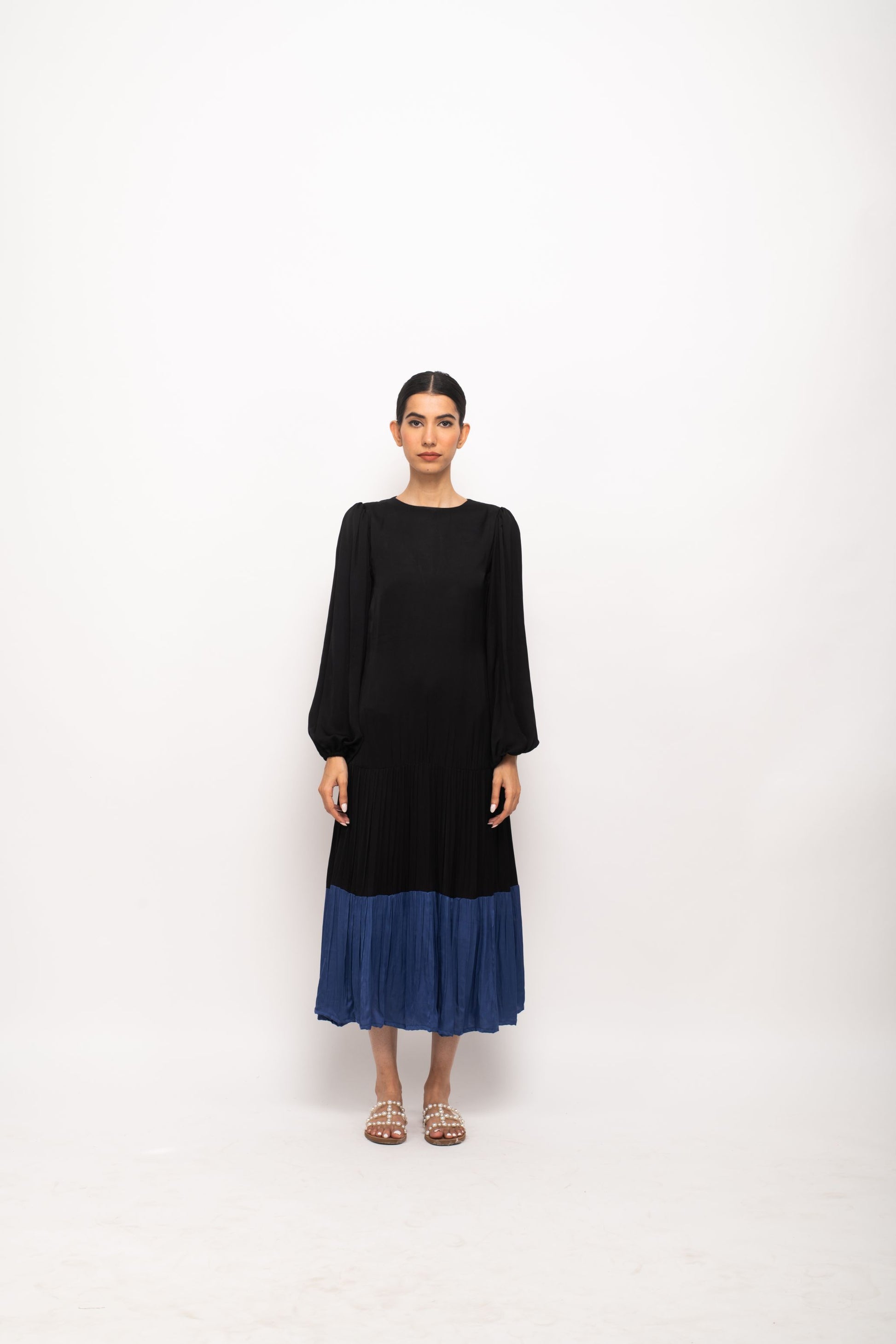 Maxi Dress With Sleeves | Gather Maxi Dress | PAIVE