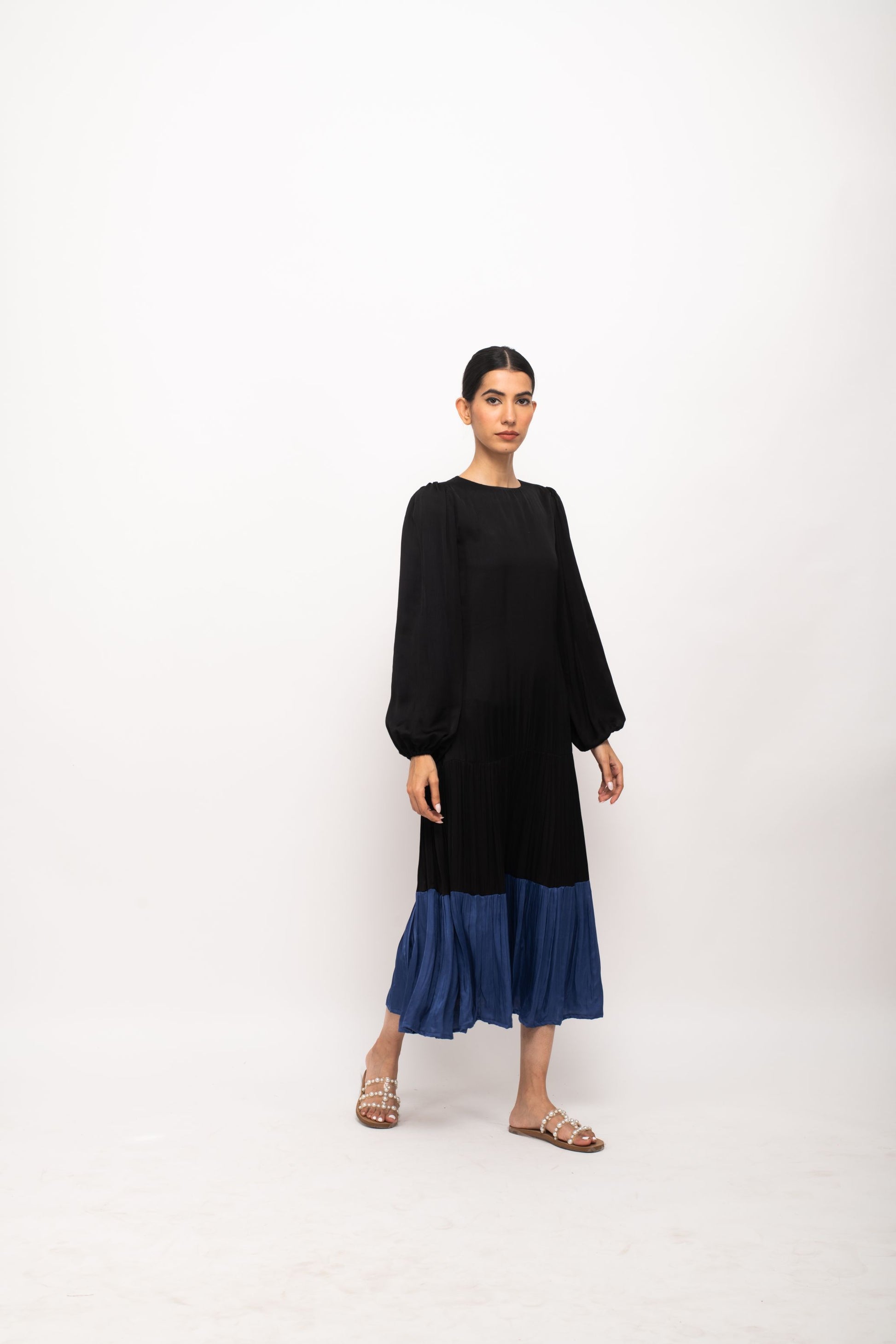 Maxi Dress With Sleeves | Gather Maxi Dress | PAIVE