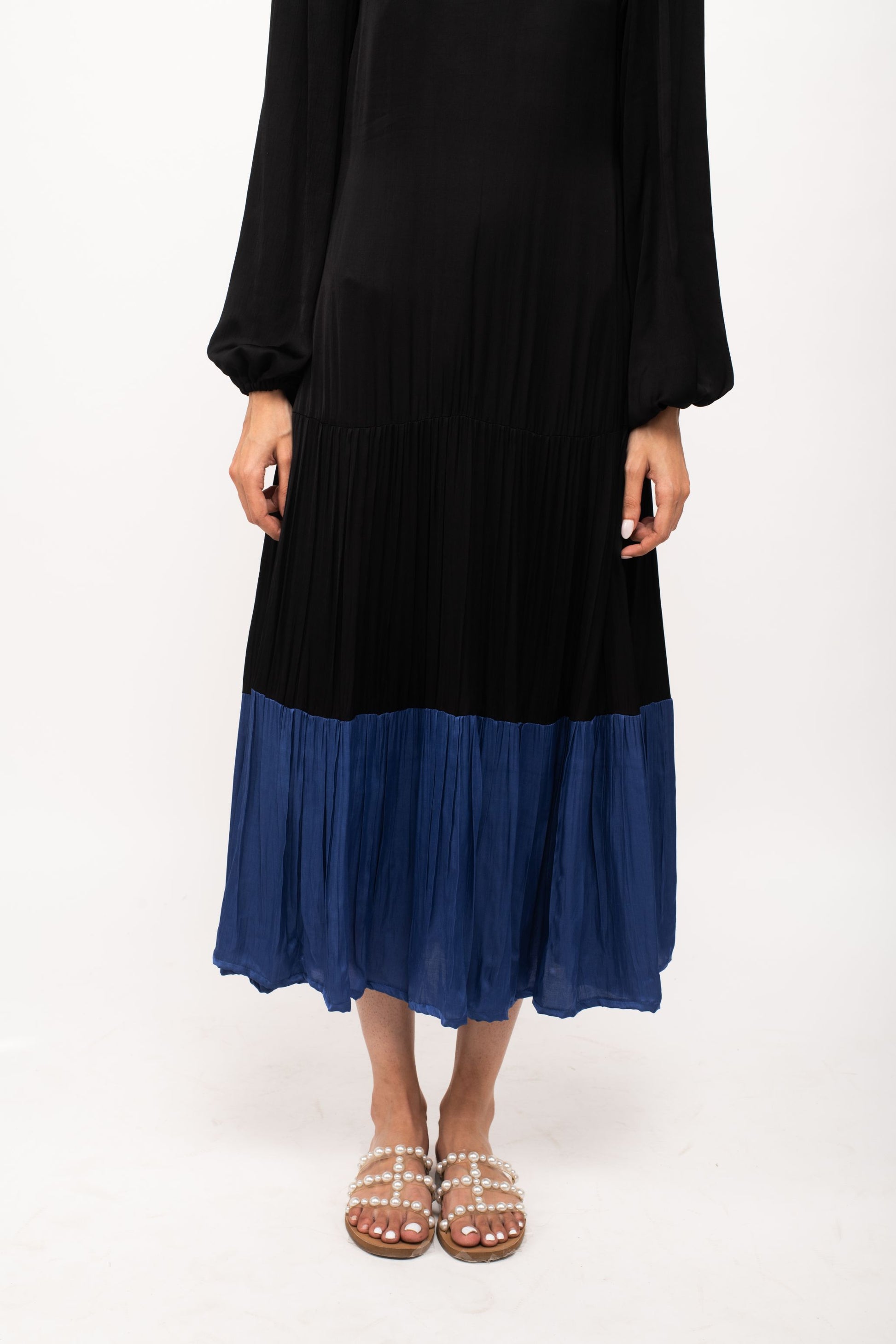 Maxi Dress With Sleeves | Gather Maxi Dress | PAIVE