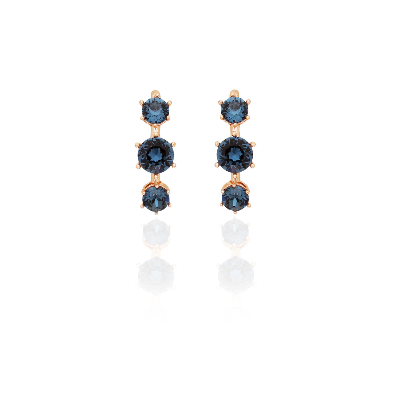 Cuff-Style Earrings | Opal Ear Cuffs - Blue | Paive