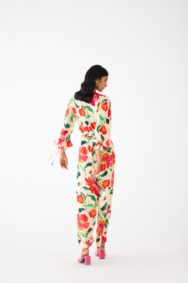 Majorelle Printed Jumpsuit back