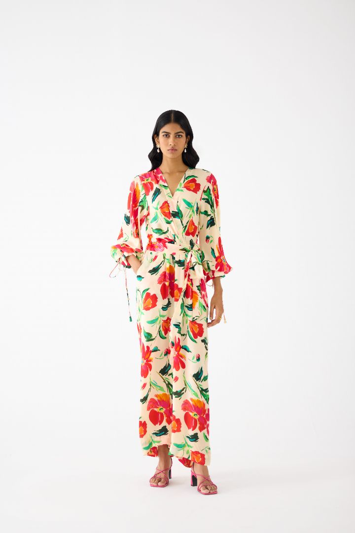 Majorelle Printed Jumpsuit front