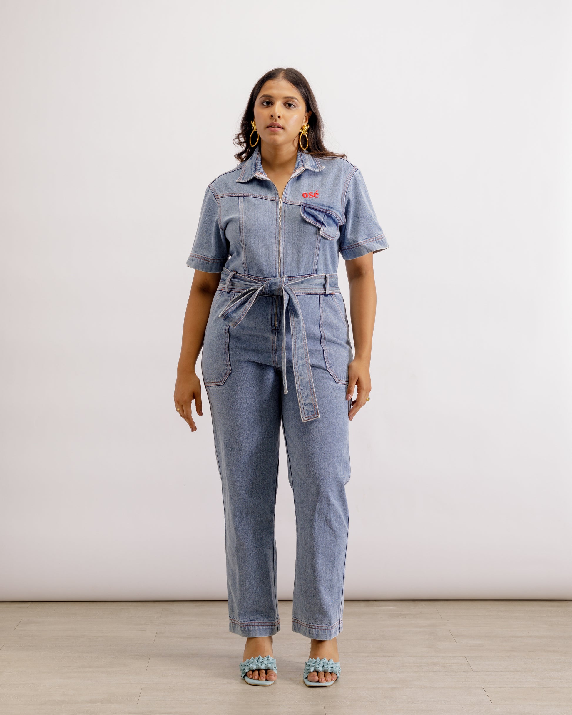 Pockets And Belt Jumpsuit | Osé Jumpsuit - The Supersuit | PAIVE