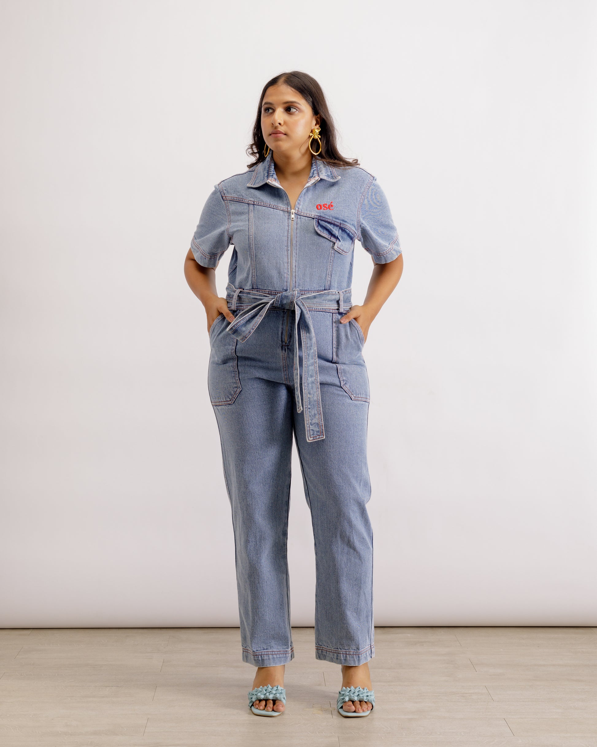 Pockets And Belt Jumpsuit | Osé Jumpsuit - The Supersuit | PAIVE