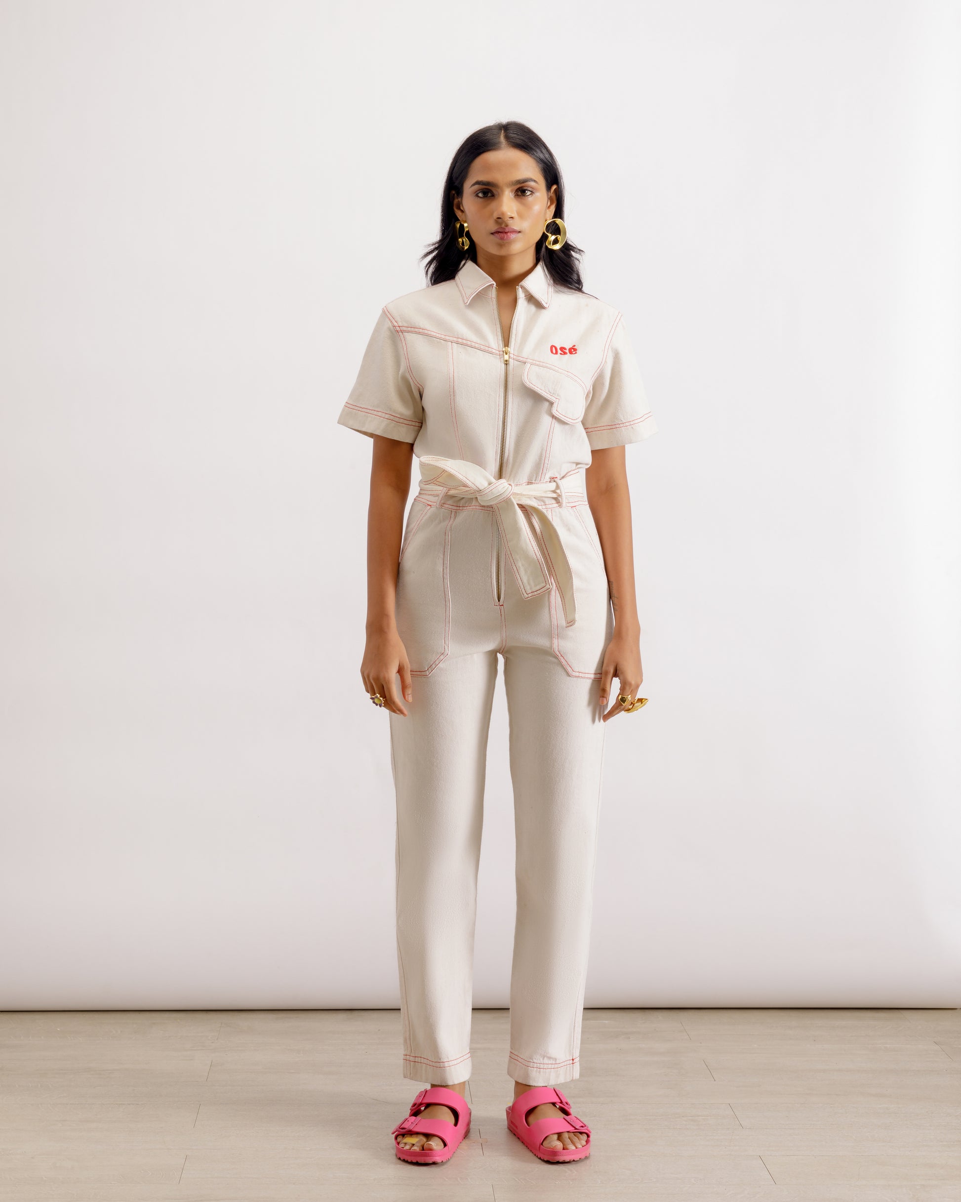 Pockets And Belt Jumpsuit | Osé Jumpsuit - The Supersuit | PAIVE